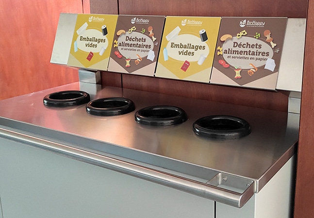Les restaurants du Crous valorisent les biodéchets 1 visuel poubelle tri-dechets
